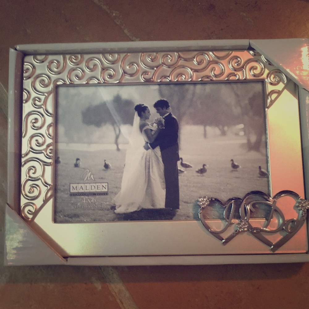 Malden “ I Do” picture frame  In box- never opened